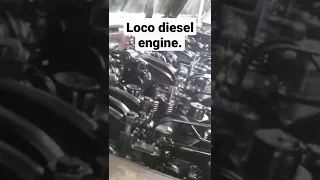 Train diesel engine startup.Loco engine strating process#shorts #indianrailways#mechanism