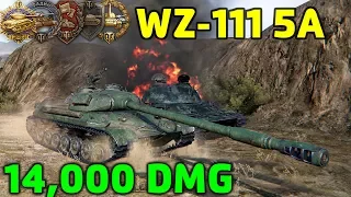 World Of Tanks | WZ-111 model 5A - 14000 Damage - 9 Kills