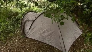 Galway student living in a tent