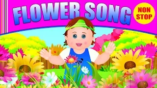 Oh Flower 🌻 Flower song for kids 🌷 Preschool Children song🌹 Kids Club Rhymes ✈ Flower Loop song