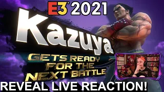 KAZUYA REVEAL LIVE REACTION! - Super Smash Bros. Ultimate! E3 2021
