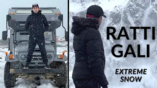THE MOST BEAUTIFUL SNOW DAY OF MY LIFE - RATTI GALI KASHMIR WITH LAND CRUISER FJ CAMPER