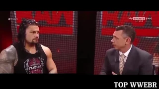 Braun Strowman attacks Roman Reigns - RAW 10 april 2017