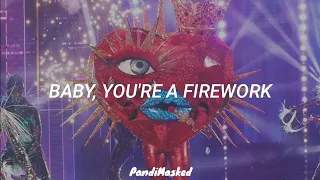 Queen Of Hearts Performs "Firework" By Katy Perry (Lyrics) | The Masked Singer