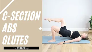 C-Section Abs & Glutes Workout - with resistance band option
