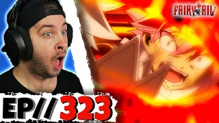 NATSU DEFEATS ZEREF! // Fairy Tail Episode 323 REACTION - Anime Reaction