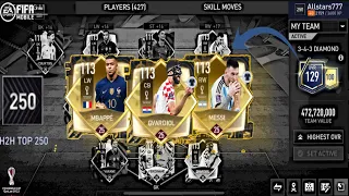 Final Fifa Mobile World Cup Team Upgrade - 129 Ovr! + [H2H Top 250]