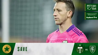 SAVE | Steve Clark with a point-blank stop against RSL