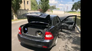 Громкий АВТОЗВУК в приору за 40к !!!