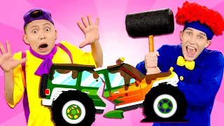 Car Stuck | Kids Songs And Nursery Rhymes | Dominoki