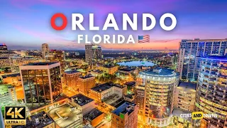 Orlando, Florida, United States 🇺🇸 in 4K Video by Drone ULTRA HD - Flying over Orlando, Florida