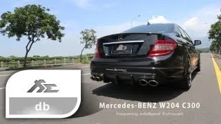 Fi Exhaust Mercedes-BENZ W204 C300 Frequency Intelligent Valve Exhaust Sound - Acceleration