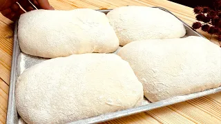 Liquid dough in 1 hour😱 ❗ Italian bread❗ No kneading, quick and easy