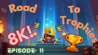 Rush Royale - ROAD to 8K Trophies! - Game of the Day - Ep. 11 - Gadget 15 Gameplay!