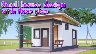 Small house design idea | Budget house | Simple house | 3D house plan 4x7.8 m | 13x26 ft