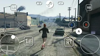 GTA 5 Online - Steam games to Android - Galaxy S10 - Steam Link App