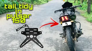 how to install tail tidy in pulsar 150// in malayalam #ajrider #pulsar