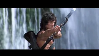 Rambo 2 First Blood (1985) - Explosive Arrow Scene Vietnam War