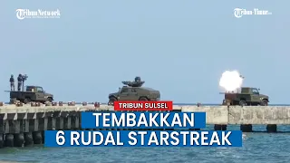 Latihan di Barru, Arhanud 16/SBC/3 Kostrad Tembakkan 6 Rudal Starstreak ke Target Sasaran