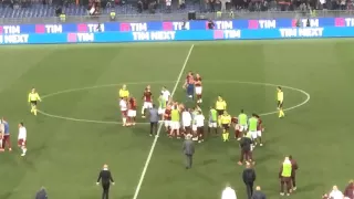 Roma Torino 3 2 fine partita e ovazione per Francesco Totti