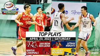 Top Plays | Mapua vs San Beda & Letran vs JRU | NCAA Season 97 | April 23, 2022