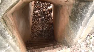 World War One Italian front trench system at Monfalcone, Italy