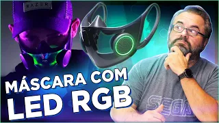 A MÁSCARA INTELIGENTE DA RAZER COM LEDS RGB!