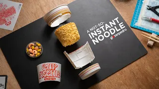 Nissin Cup Noodles, but it's Gundam... sorta | Beat Building a Food Replica (ASMR)