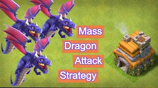 Th7 (Town Hall 7) Mass Dragon Attack Strategy | Th7 Dragon Attack Strategy | Clash Of Clans