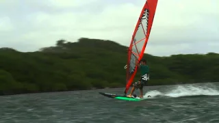 Windsurfing | Carve Gybe Around the Camera | Great point of view