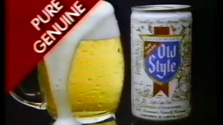 Old Style Beer Commercial 1984 Pure Brewed With Virgin Spring Water