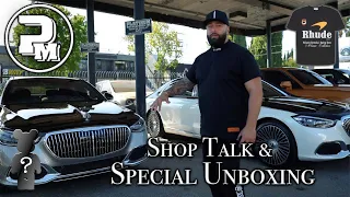 George aka @GPLATINUM giving a shop tour & talking about current builds along with a few unboxing's.