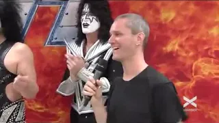 KISS being total assholes during an interview on south american tv