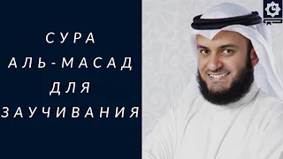 Сура Аль-Масад (Таббат йаа даа), для заучивания, Мишари Рашид