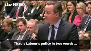 PMQs: David Cameron makes Acropolis Now pun