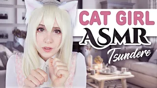 ASMR Roleplay - Spoiled Tsundere Cat in Your Home!