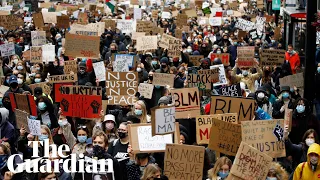 'The UK is not innocent': thousands protest racism in London