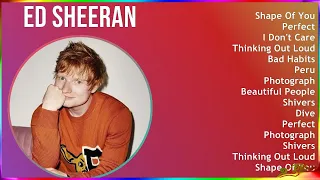 Ed Sheeran 2024 MIX Las Mejores Canciones - Shape Of You, Perfect, I Don't Care, Thinking Out Loud