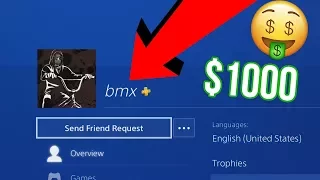 The $1000 PSN Account