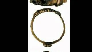 Metal Detector Finds Medieval silver gold gilt ring