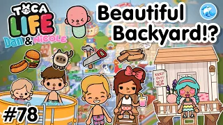 Toca Life City | Beautiful Backyard!? 🌳 #78 (Dan & Nicole series) Toca Boca