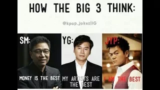 What Is Big Three In Kpop Industry SM,JYP,YG