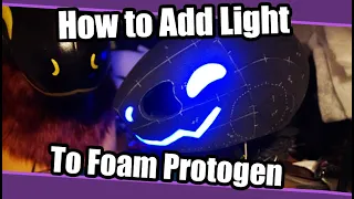 How Add Lights On Foam Protogen Heads | Fursuit  Tutorial