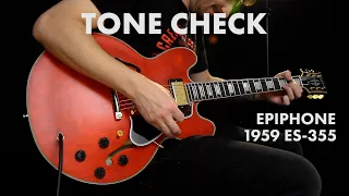 TONE CHECK: Epiphone 1959 ES-355 Guitar Demo | Cream City Music