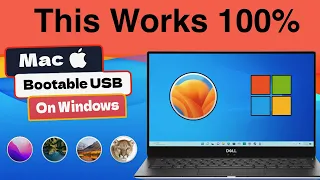 How to create Mac (macOS) Bootable usb drive on Windows |  Make Mac OSX bootable USB on Windows 11