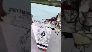 $6000 22kg class RC jet F-16 crash into a pile of rubbish within 30 seconds