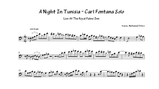 Carl Fontana “A Night In Tunisia” Jazz Trombone Solo Transcription