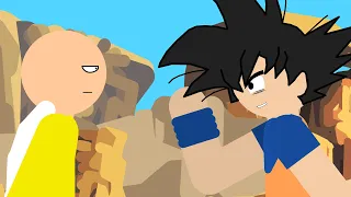 How Goku vs Saitama Would Go | Stick Nodes