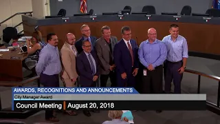 City Council Meeting - 8/20/2018