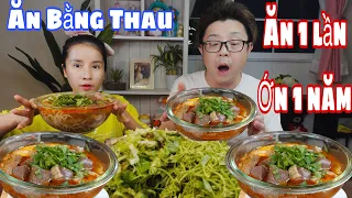 Teru Hết Dám Đòi | Tô BÚN BÒ HUẾ Vị Nha Trang Nhiều Huyết Full Topping